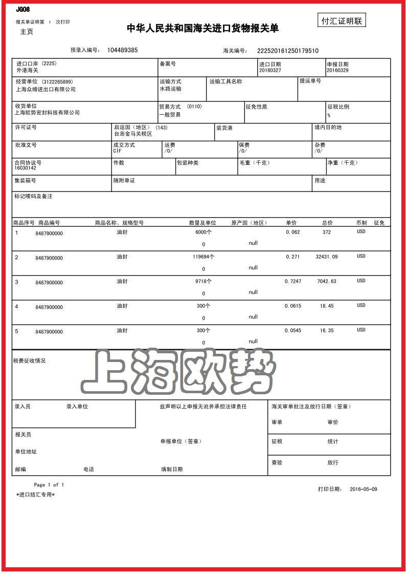 假发报关